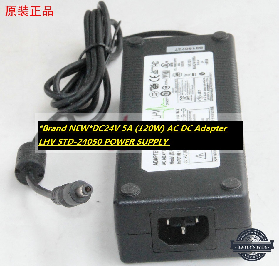 *Brand NEW*DC24V 5A (120W) AC DC Adapter LHV STD-24050 POWER SUPPLY